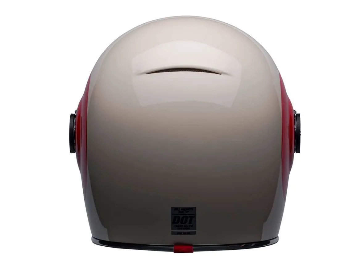 CASCO INTEGRALE BELL BULLITT TT VINTAGE BIANCO / OXBLOOD