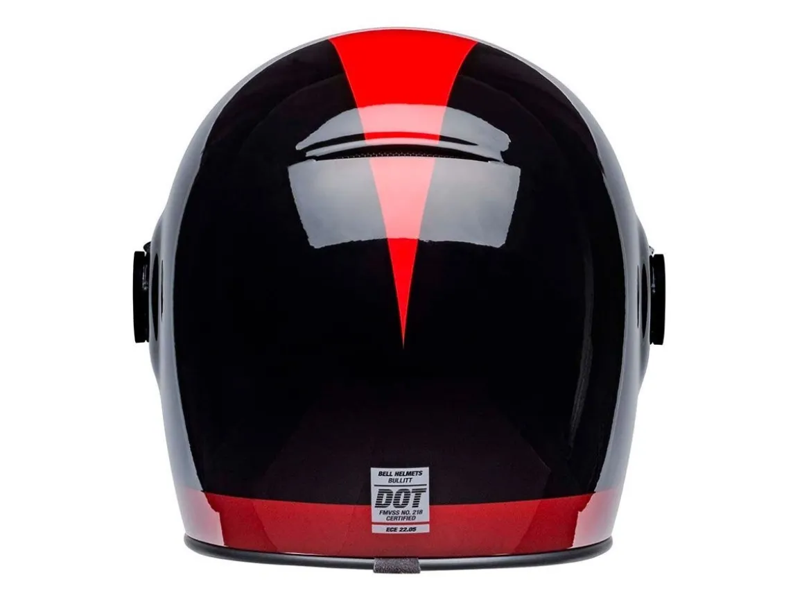 CASCO INTEGRALE BELL BULLITT BLAZON NERO E BURGUNDY