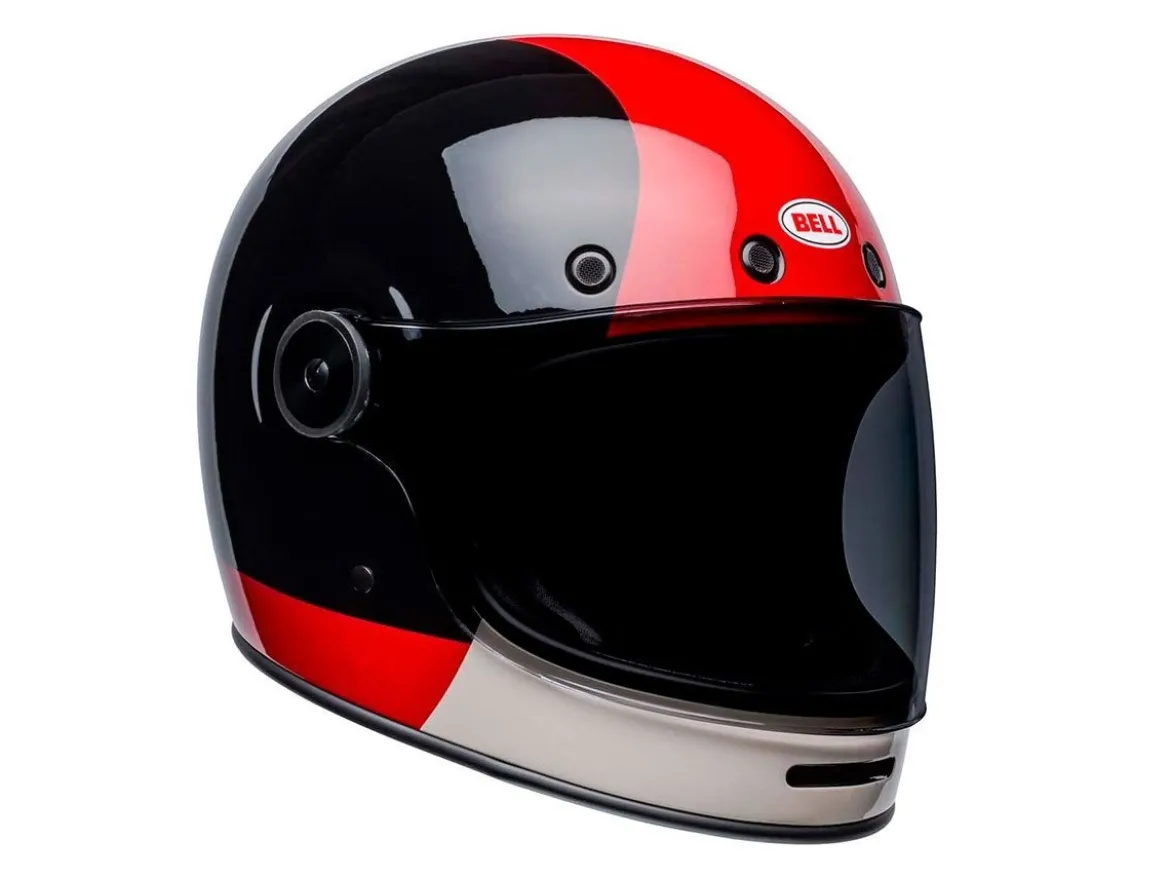 CASCO INTEGRALE BELL BULLITT BLAZON NERO E BURGUNDY