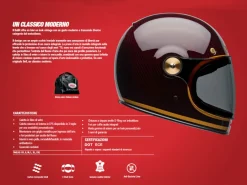 CASCO INTEGRALE BELL BULLITT CARBON RSD CHECK IT NERO E ORO OPACO