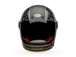 CASCO INTEGRALE BELL BULLITT CARBON RSD CHECK IT NERO E ORO OPACO