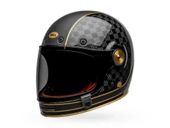 CASCO INTEGRALE BELL BULLITT CARBON RSD CHECK IT NERO E ORO OPACO