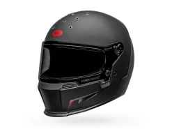 CASCO INTEGRALE BELL ELIMINATOR VANISH OPACO NERO E ROSSO