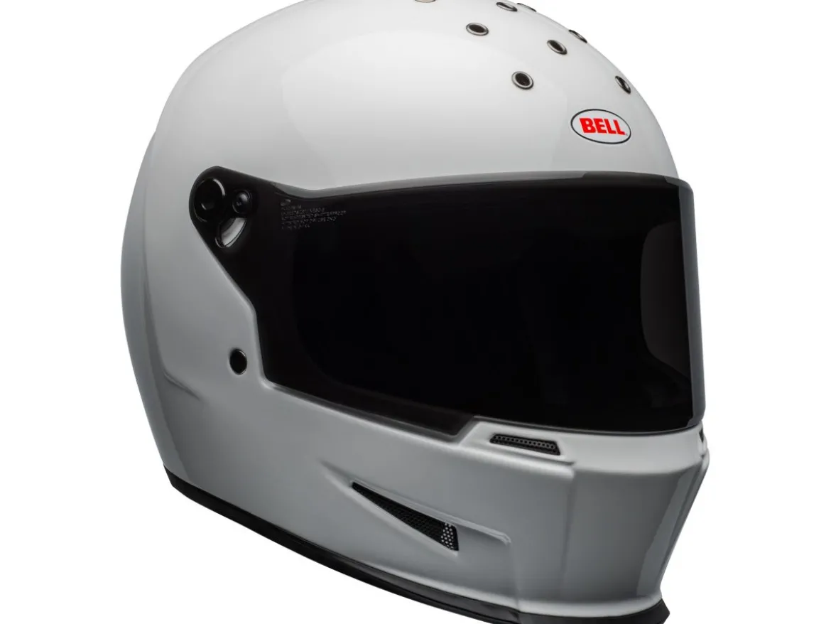 CASCO INTEGRALE BELL ELIMINATOR BIANCO LUCIDO