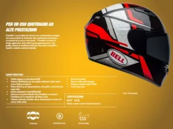 CASCO INTEGRALE BELL QUALIFIER SOLID NERO OPACO