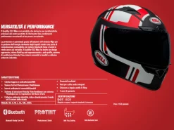 CASCO INTEGRALE BELL QUALIFIER DLX MIPS NAVY RED