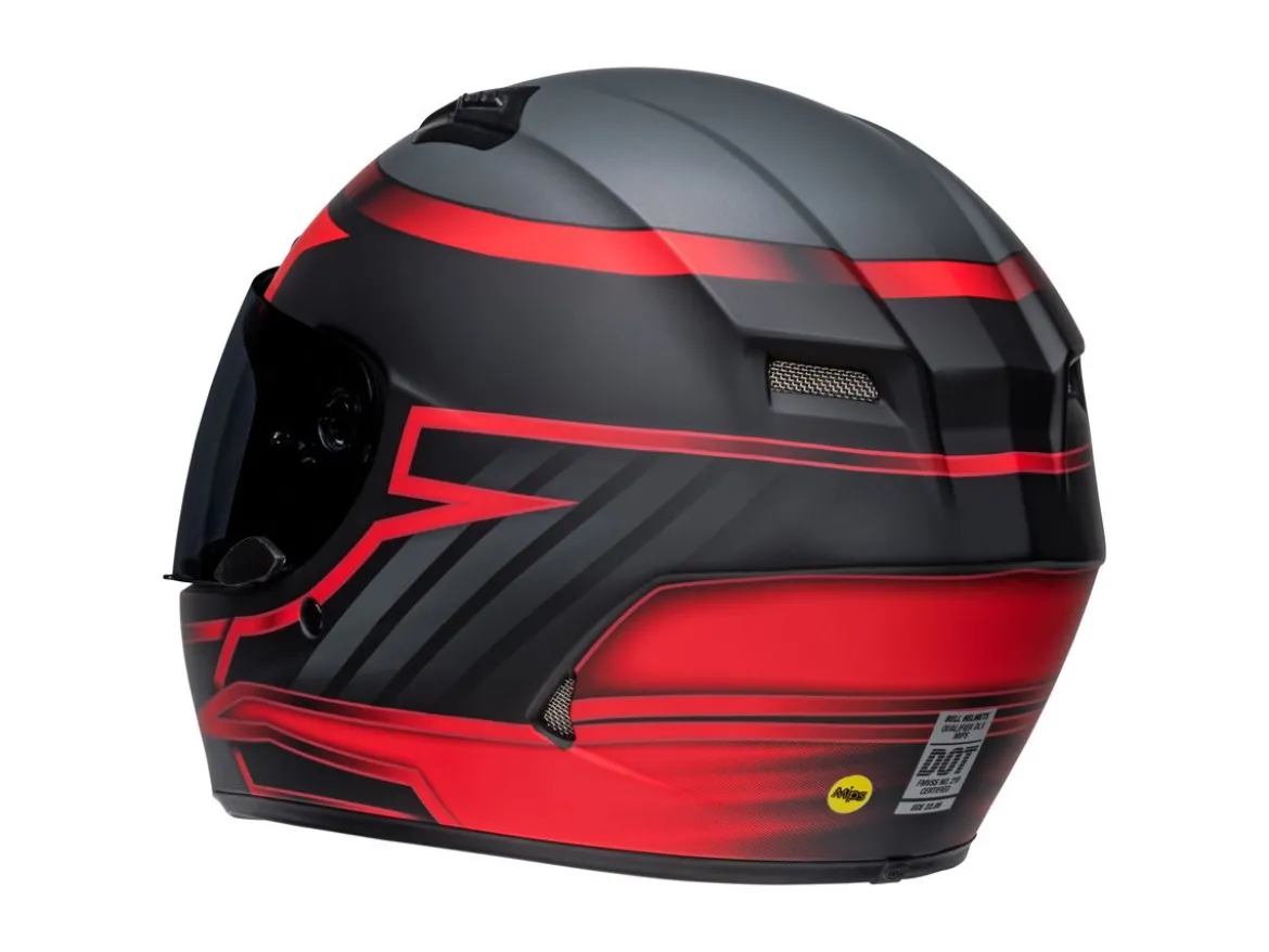 CASCO INTEGRALE BELL QUALIFIER DLX MIPS RAISER NERO E BIANCO OPACO