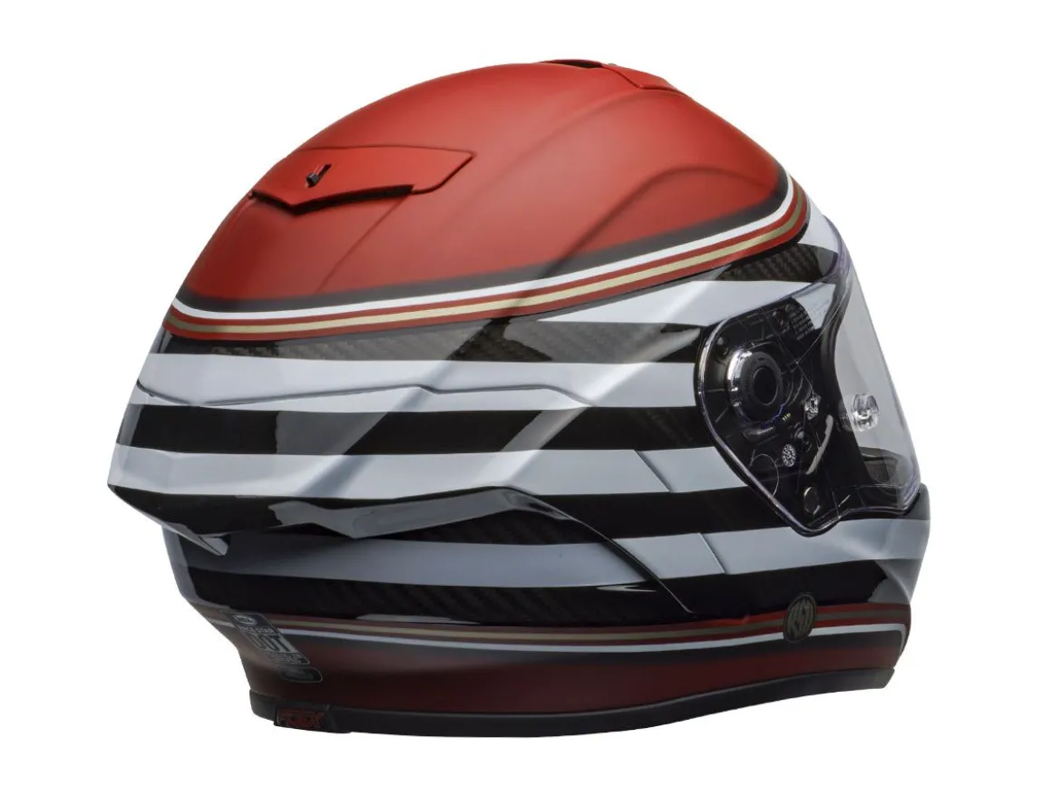 CASCO INTEGRALE BELL RACE STAR FLEX DLX RSD THE ZONE WHITE / CANDY RED
