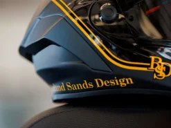 CASCO INTEGRALE BELL RACE STAR FLEX DLX 2024 ROLAND SAND DESIGN PLAYER NERO/ORO