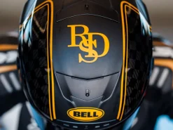 CASCO INTEGRALE BELL RACE STAR FLEX DLX 2024 ROLAND SAND DESIGN PLAYER NERO/ORO