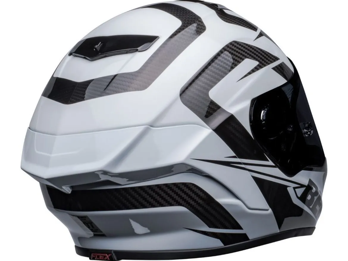 CASCO INTEGRALE BELL RACE STAR DLX LABYRINTH BIANCO / NERO