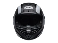 CASCO INTEGRALE BELL RACE STAR FLEX DLX TANTRUM 2 NERO BIANCO LUCIDO E OPACO