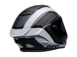 CASCO INTEGRALE BELL RACE STAR FLEX DLX TANTRUM 2 NERO BIANCO LUCIDO E OPACO
