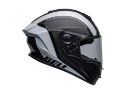 CASCO INTEGRALE BELL RACE STAR FLEX DLX TANTRUM 2 NERO BIANCO LUCIDO E OPACO