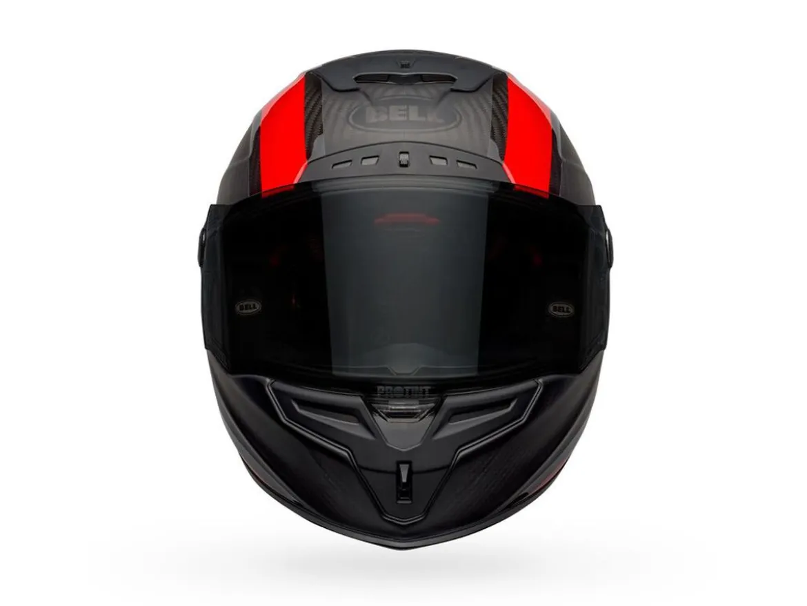 CASCO INTEGRALE BELL RACE STAR FLEX DLX TANTRUM 2 NERO E ROSSO OPACO LUCIDO