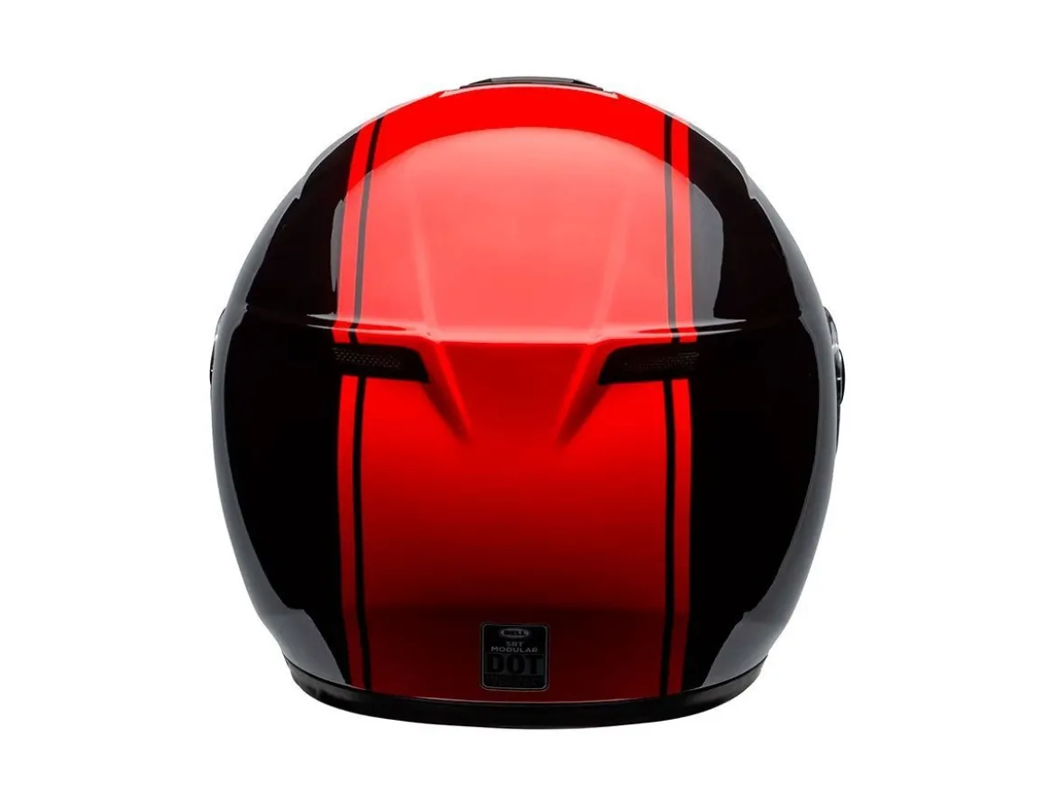 CASCO INTEGRALE BELL SRT RIBBON NERO E ROSSO