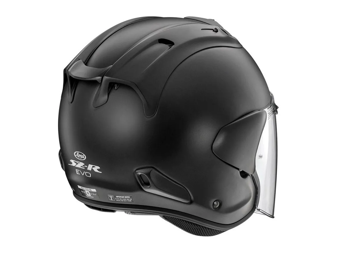CASCO JET ARAI SZ-R VAS EVO FROST BLACK ECE 22-06