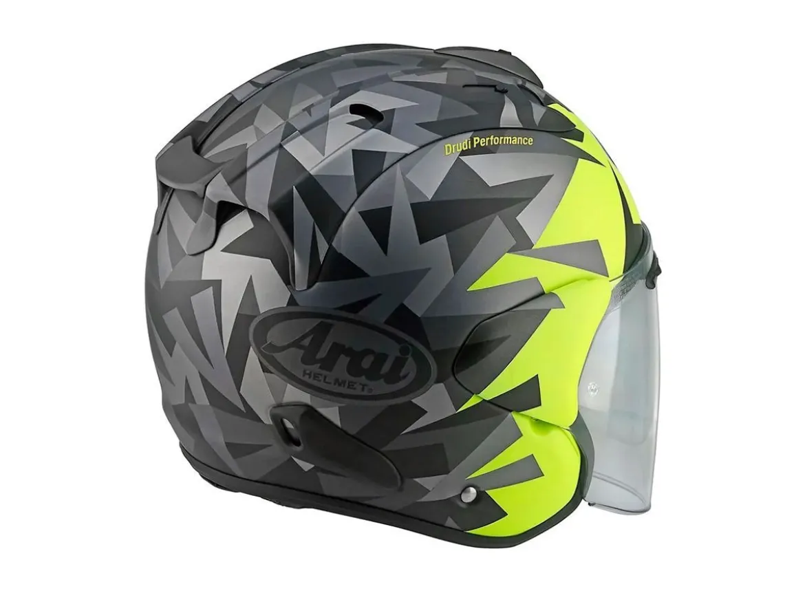 CASCO JET ARAI SZ-R VAS EVO MIMESIS YELLOW ECE 22-06