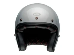 CASCO JET BELL CUSTOM 500 2024 APEX ARGENTO LUCIDO FLAKE ECE 06