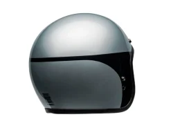 CASCO JET BELL CUSTOM 500 2024 CHASSIS ARGENTO/NERO LUCIDO ECE 06