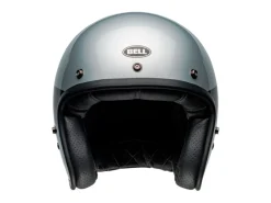 CASCO JET BELL CUSTOM 500 2024 CHASSIS ARGENTO/NERO LUCIDO ECE 06