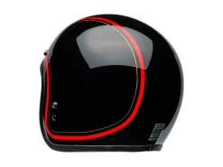 CASCO JET BELL CUSTOM 500 2024 CHIEF NERO LUCIDO ECE 06