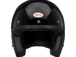 CASCO JET BELL CUSTOM 500 NERO LUCIDO