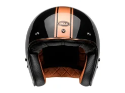 CASCO JET BELL CUSTOM 500 2024 RALLY NERO/BRONZO LUCIDO ECE 06