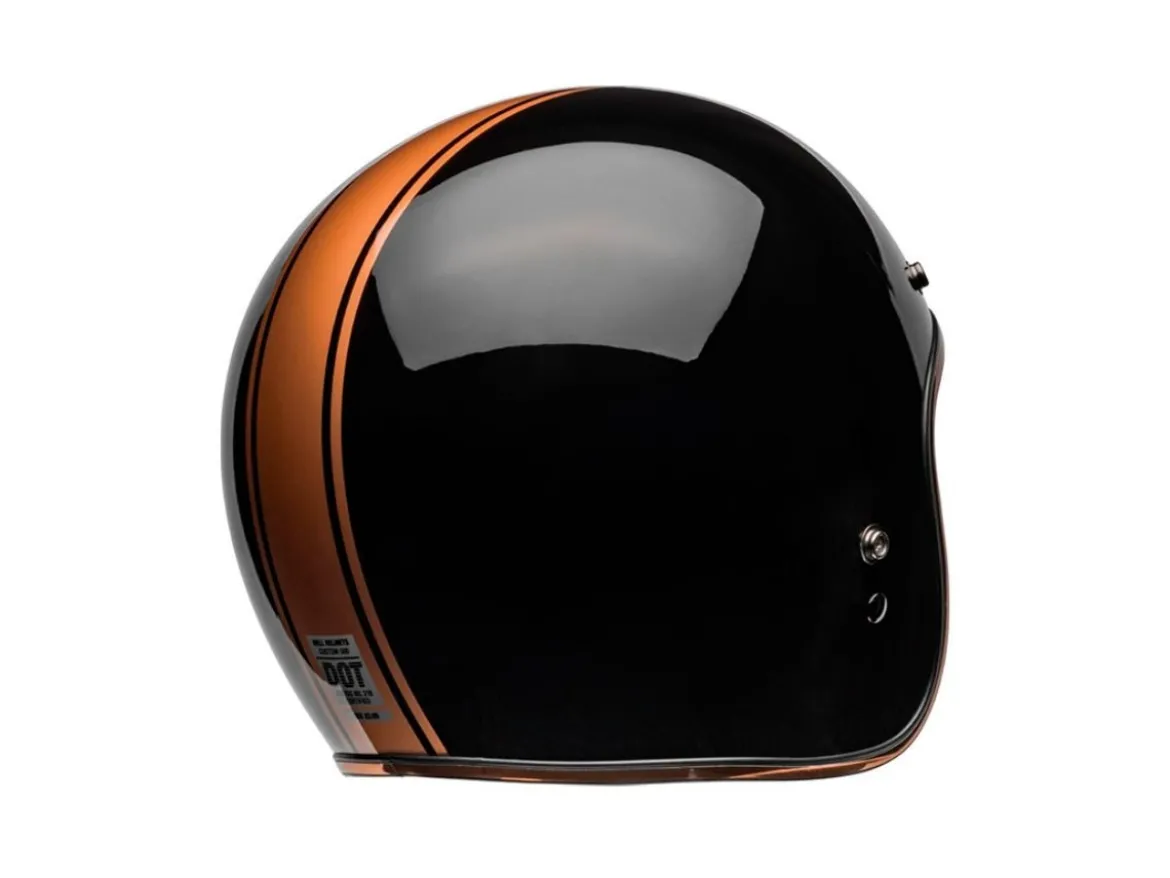 CASCO JET BELL CUSTOM 500 2024 RALLY NERO/BRONZO LUCIDO ECE 06