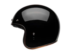 CASCO JET BELL CUSTOM 500 2024 RALLY NERO/BRONZO LUCIDO ECE 06