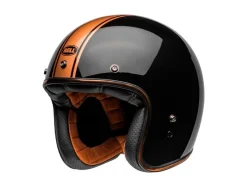 CASCO JET BELL CUSTOM 500 2024 RALLY NERO/BRONZO LUCIDO ECE 06
