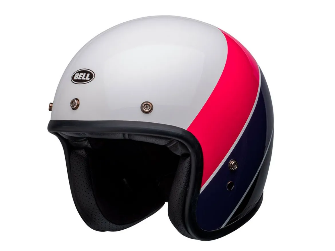 CASCO JET BELL CUSTOM 500 RIF ROSA E VIOLA