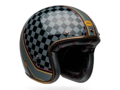 CASCO JET BELL CUSTOM 500 2024 ROLAND SAND WREAKERS NERO/ORO LUCIDO ECE 06