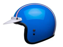 CASCO JET BELL CUSTOM 500Â SIX DAY STEVE MCQUEEN BLU / BIANCO