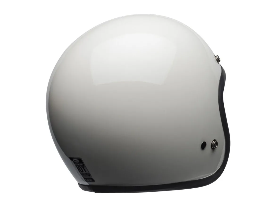 CASCO JET BELL CUSTOM 500 VINTAGE BIANCO LUCIDO ECE 06