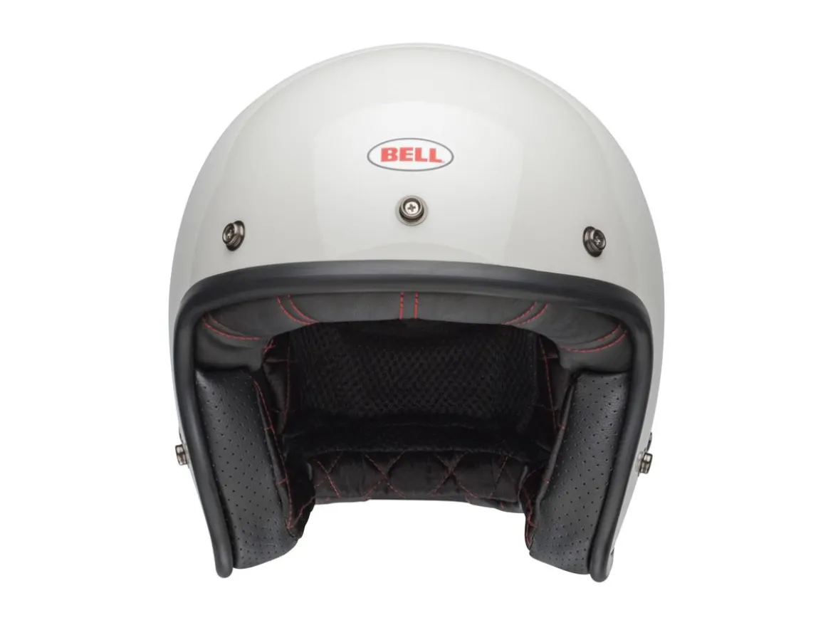 CASCO JET BELL CUSTOM 500 VINTAGE BIANCO LUCIDO ECE 06