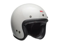 CASCO JET BELL CUSTOM 500 VINTAGE BIANCO LUCIDO ECE 06