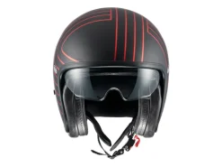 CASCO JET PREMIER VINTAGE EX RED CHROMED BM ECE 22-06