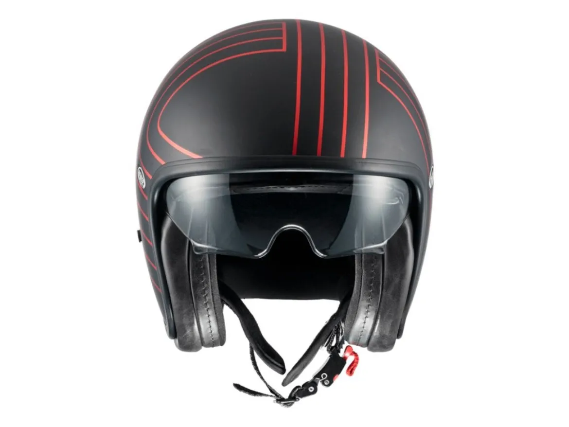 CASCO JET PREMIER VINTAGE EX RED CHROMED BM ECE 22-06