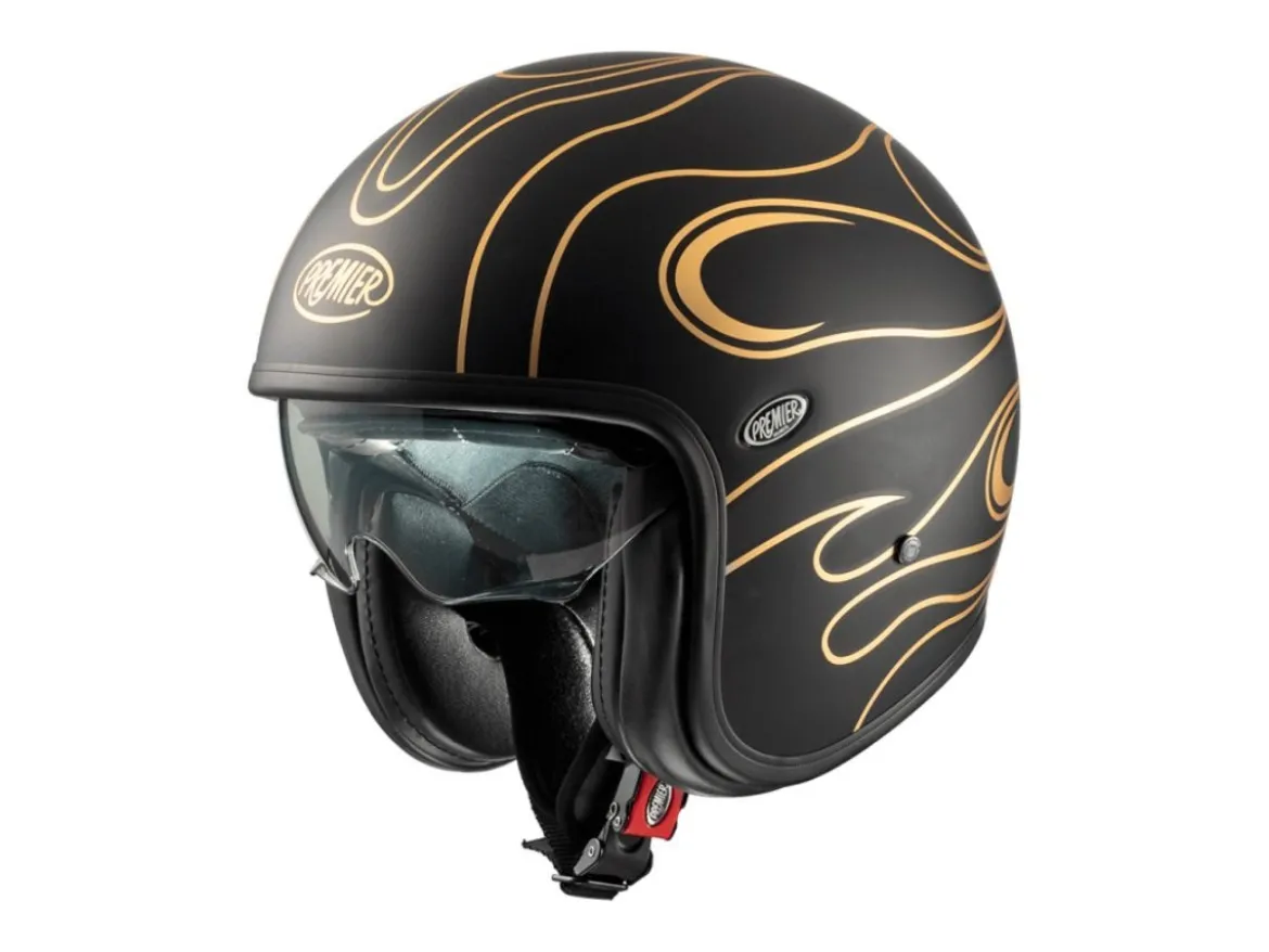 CASCO JET PREMIER VINTAGE FR GOLD CHROMED BM ECE 22-06