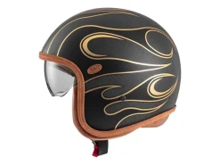 CASCO JET PREMIER VINTAGE PLATINUM EDIZIONE CARBON EX RED CHROMED ECE 22-06