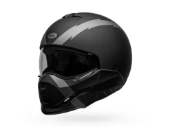 CASCO MODULARE BELL BROOZER ARC NERO E GRIGIO OPACO