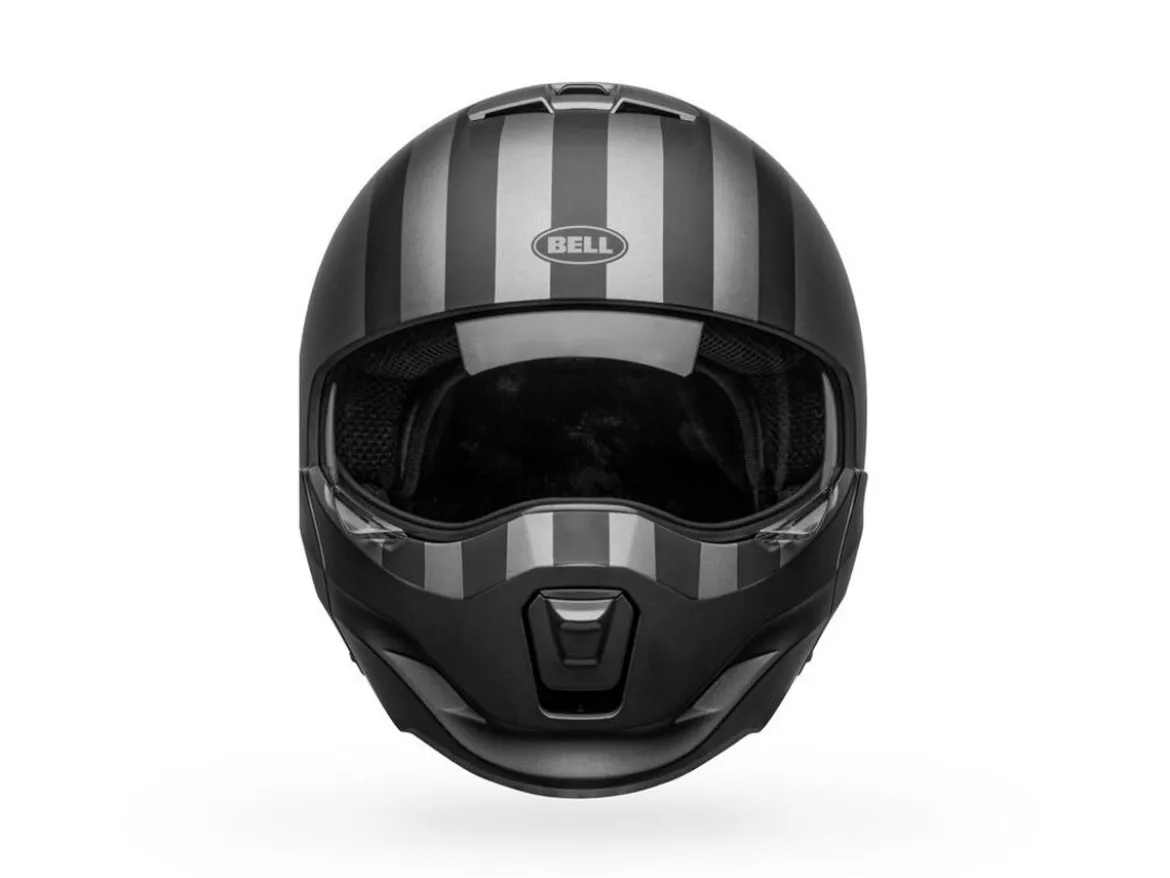 CASCO MODULARE BELL BROOZER FREE RIDE NERO E GRIGIO OPACO