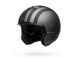 CASCO MODULARE BELL BROOZER FREE RIDE NERO E GRIGIO OPACO