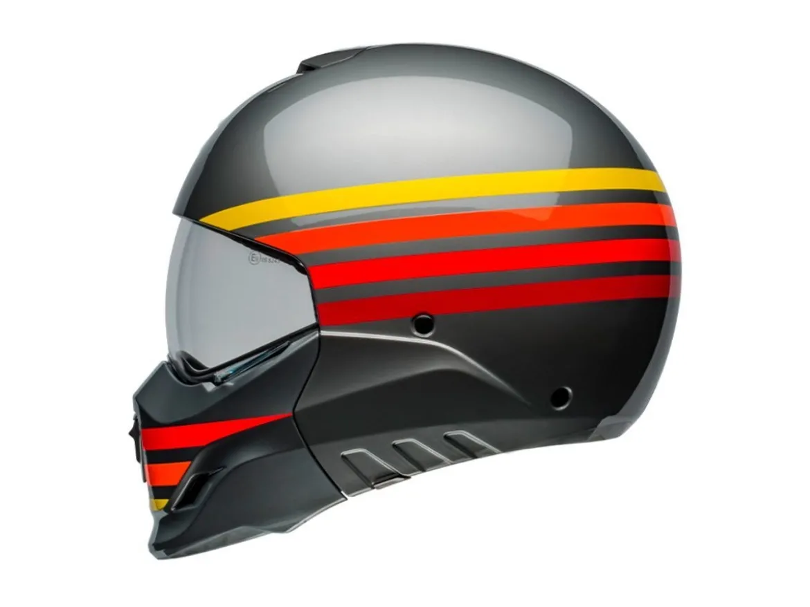 CASCO MODULARE BELL BROOZER 2024 PRIME GRIGIO CALDO ECE 06