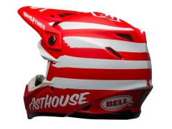 CASCO OFF ROAD BELL MOTO-9 MIPS FASTHOUSE SIGNIA ROSSO E BIANCO
