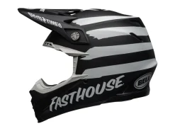 CASCO OFF ROAD BELL MOTO-9 MIPS FASTHOUSE SIGNA NERO BIANCO OPACO