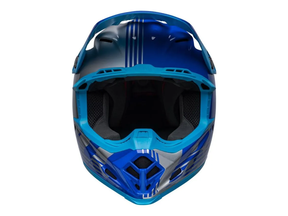 CASCO OFF ROAD BELL MOTO-9 MIPS LOUVER NERO E ROSSO