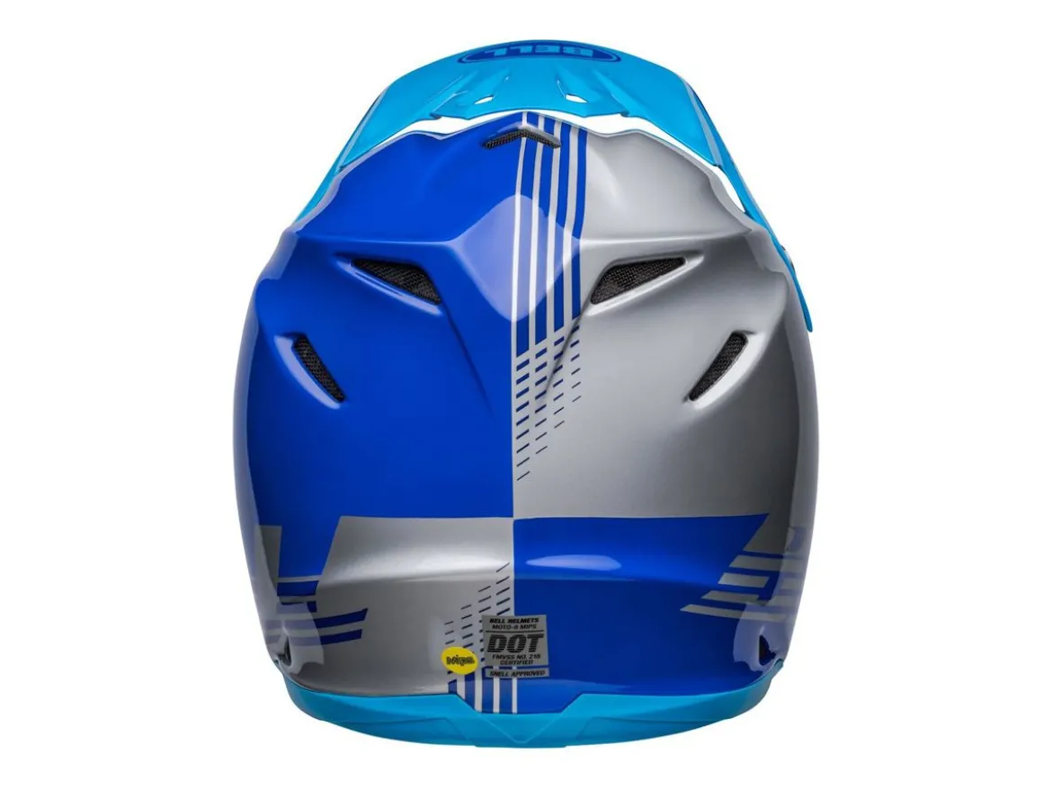 CASCO OFF ROAD BELL MOTO-9 MIPS LOUVER NERO E ROSSO