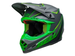 CASCO OFF ROAD BELL MOTO-9S FLEX SPRITE GRIGIO E VERDE